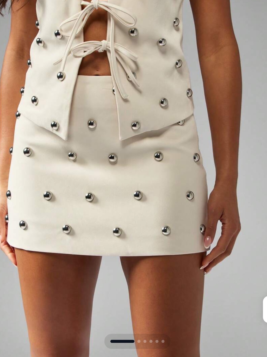 Missguided Studded Skirt
